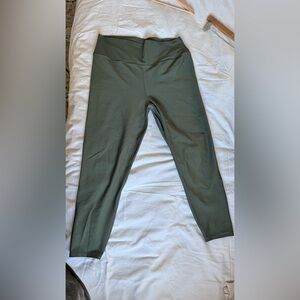 Women’s Plus Size YPB Olive Green Active Leggings Abercrombie and Fitch